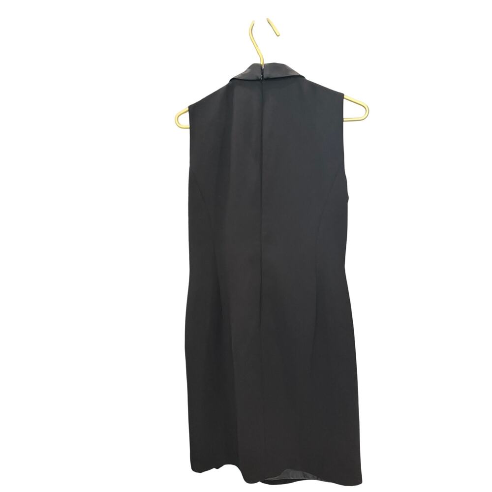 โจ Evan-Picone Silky Collar Faux Wrap Blazer Dress 14 EUC Officecore ๐ผ - Picture 5 of 8